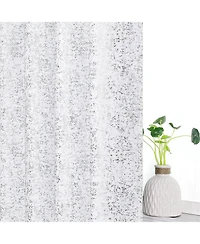 Kate Aurora 2 Piece Metallic Sparkle Thermal Grommet Blackout Curtain Panels