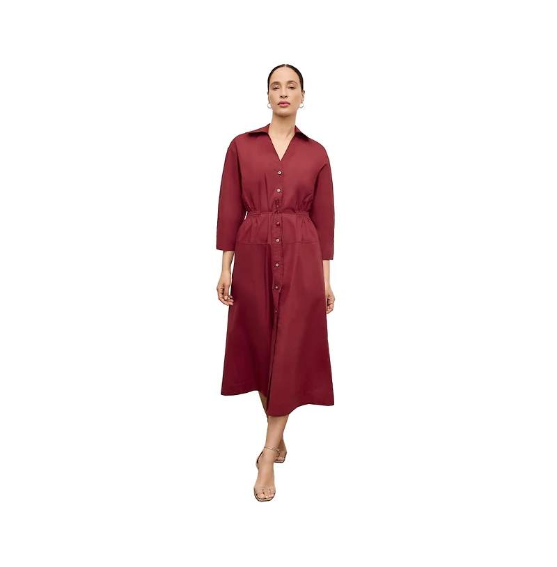 M.m.LaFleur Women's Boden Al Fresco Dress - Cotton Poplin