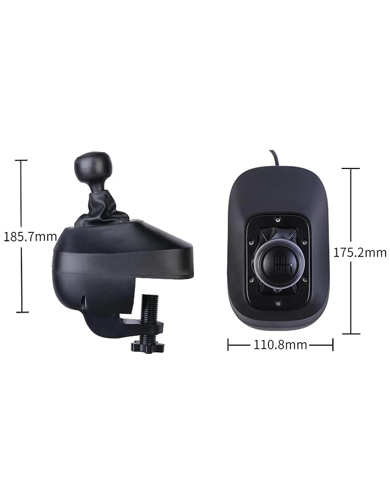 Nbcp Six-Speed Gear Shifter for Logitech G29 Driving Force – High-Performance H-Pattern with Push-Down Reverse, Durable Build & Secure Mounting