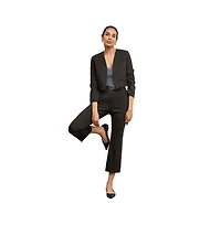 M.m.LaFleur Tessa Kick Flare Trouser - Washable Wool Twill