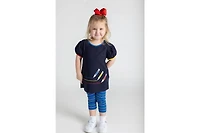 Florence Eiseman Toddler Girls Knit Set With Markers