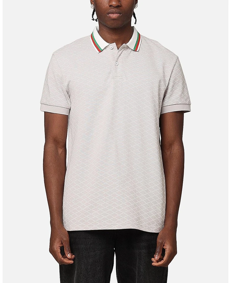 Xxiii Men's Printed Polo Shirt