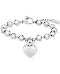 Lacoste Logo Heart Beaded Bracelet