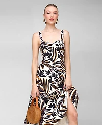 Avec Les Filles Women's Fit & Flare Floral-Print Dress