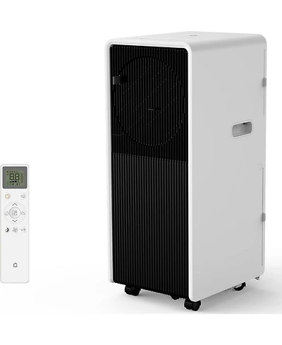 gaomon 14,000 Btu Portable Ac with Remote, 3-in-1 Drainage-Free Unit, Dehumidifier & Fan, Black