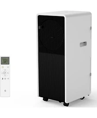 gaomon 14,000 Btu Portable Ac with Remote, 3-in-1 Drainage-Free Unit, Dehumidifier & Fan, Black