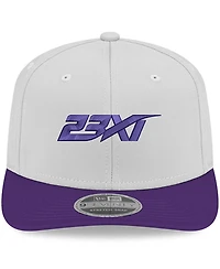 New Era Men's White/Purple 23XI Racing 9SEVENTY Team Adjustable Hat