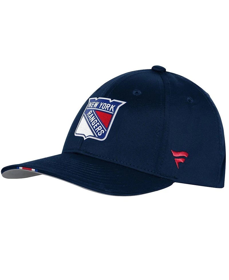 Fanatics Big Boys and Girls Navy New York Rangers 2025 Nhl Draft Authentic Pro On-Stage Podium Adjustable Hat