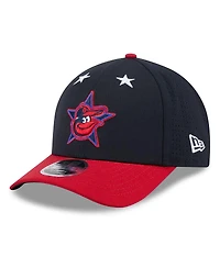 New Era Men's Navy/Red Baltimore Orioles 2025 Mlb All-Star Game Workout 9FORTY M-Crown Adjustable Hat