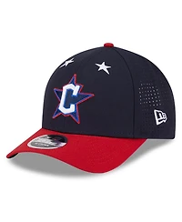 New Era Men's Navy/Red Cleveland Guardians 2025 Mlb All-Star Game Workout 9FORTY M-Crown Adjustable Hat