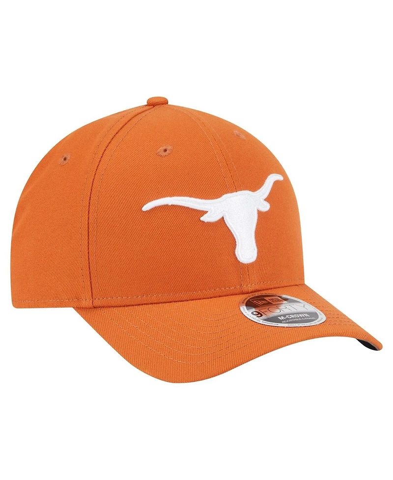New Era Men's Texas Orange Texas Longhorns Team Collective 9FORTY M-Crown Adjustable Hat