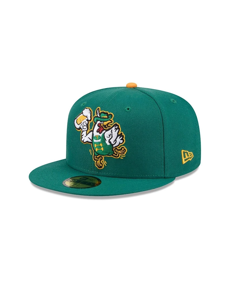 New Era Men's Green Tulsa Drillers Theme Nights 59FIFTY Fitted Hat
