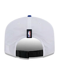 New Era Men's White/Royal Golden State Warriors 2025 Nba Draft On-Stage Nylon 19TWENTY Adjustable Hat