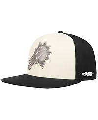 Pro Standard Men's Cream Phoenix Suns French Terry Snapback Hat