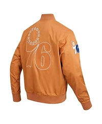 Pro Standard Men's Brown Philadelphia 76ers Paint The City Full-Zip Jacket