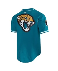 Pro Standard Men's Trevor Lawrence Teal Jacksonville Jaguars Mesh Button-Up Baseball Jersey