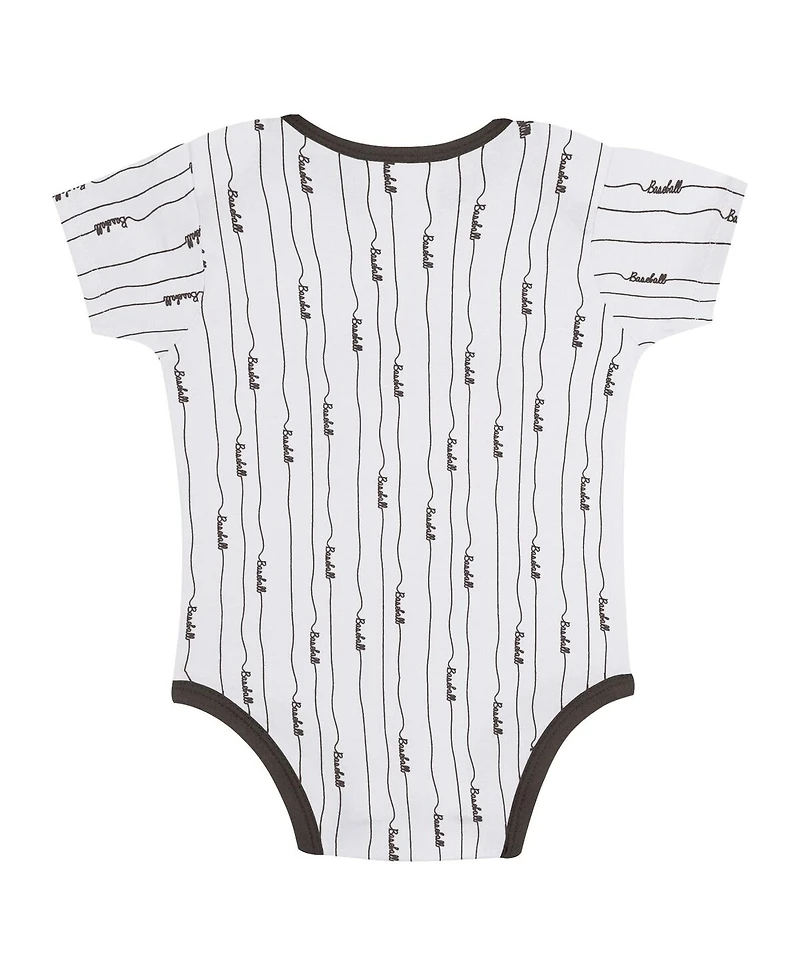 Outerstuff Big Boys and Girls Gray/White San Diego Padres 2-Pack Play Ball Bodysuit Set