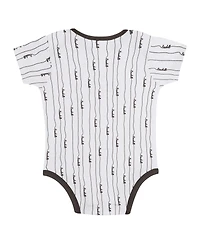 Outerstuff Big Boys and Girls Gray/White San Diego Padres 2-Pack Play Ball Bodysuit Set