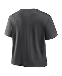 Fanatics Women's Black Pittsburgh Pirates Heritage Franchise Legend Boxy T-Shirt