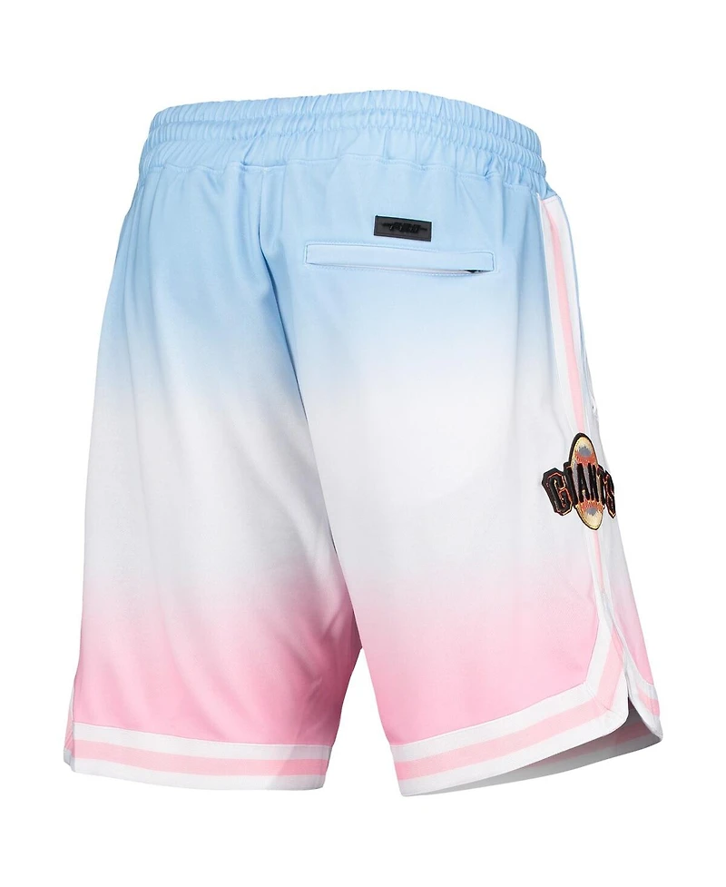 Pro Standard Men's Blue/Pink San Francisco Giants Team Logo Ombre Shorts