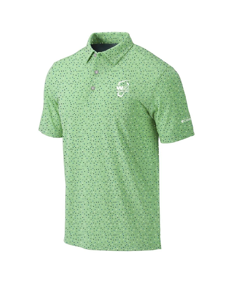 Columbia Men's Green Wm Phoenix Open Omni-Wick Slicer Polo Shirt