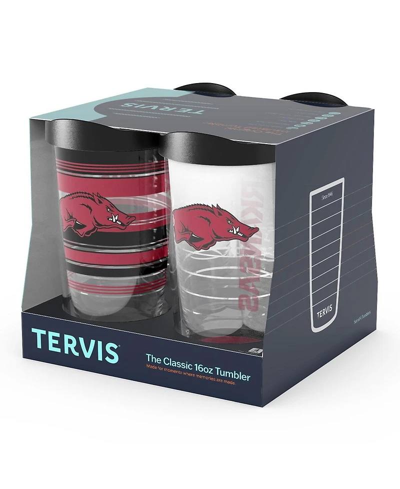 Tervis Arkansas Razorbacks Four-Pack 16oz. Classic Tumbler Set