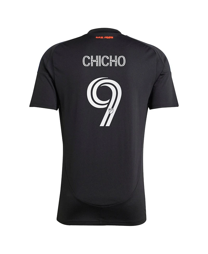 Adidas Men's Cristian Arango Black San Jose Earthquakes 2025 Headliner Replica Player Jersey