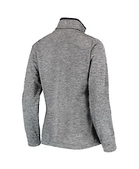 Antigua Women's Heathered Black San Francisco Giants Full-Zip Golf Jacket