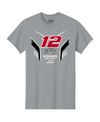 Team Penske Men's Gray Ryan Blaney Body Armor Car T-Shirt