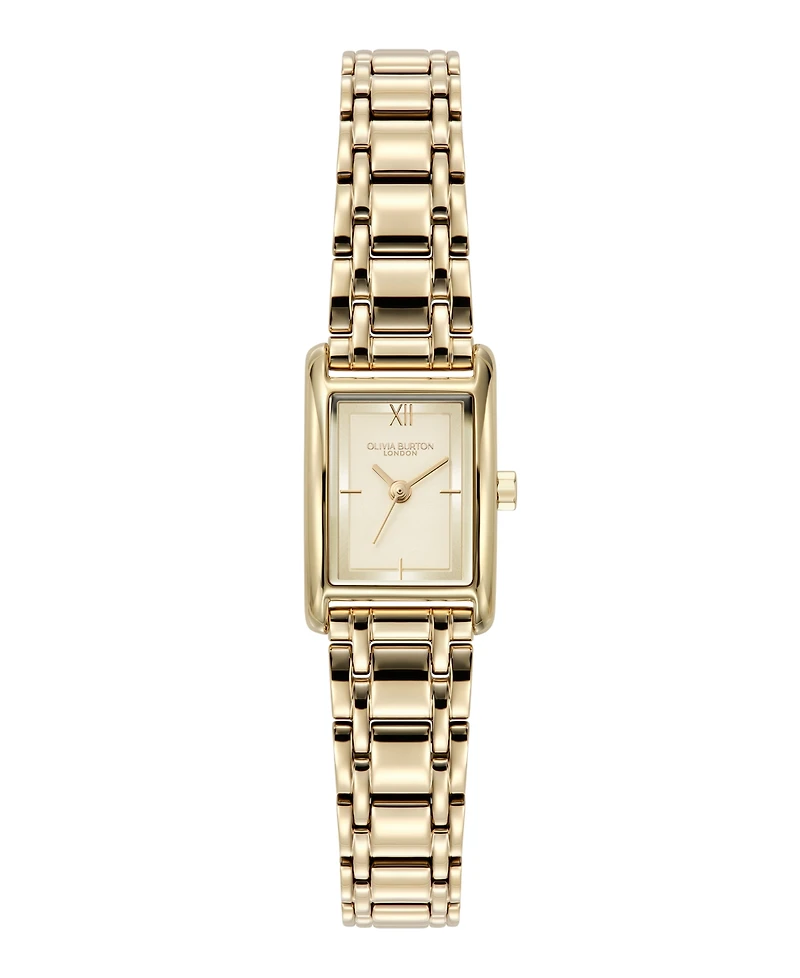 Olivia Burton Women's Mini Grove Gold Tone Stainless Steel Bracelet Watch, 16mm