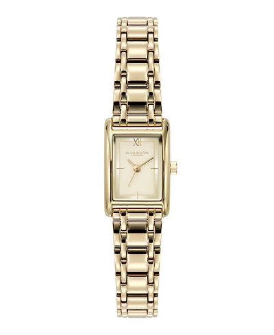 Olivia Burton Women's Mini Grove Gold Tone Stainless Steel Bracelet Watch, 16mm