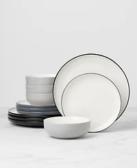 Oneida 24/7 Colors 12-Pc. Dinnerware Set, Service for 4