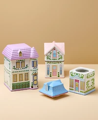 Lenox Village 2nd Edition House Canisters, Set of 3