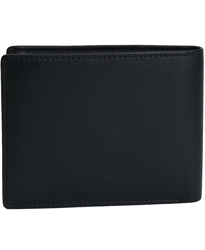 Mancini Men's Sonoma Rfid Secure Left Wing Wallet