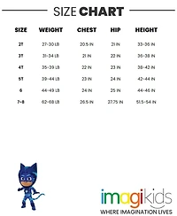 Pj Masks Girls Fleece Half Zip Hoodie
