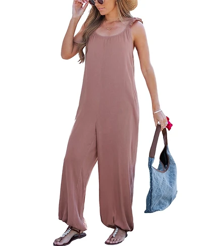 Cupshe Women's Chic Sleeveless Wide-Leg Jumpsuit