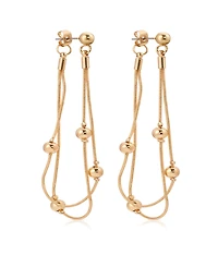 Ettika Bubble Snake Chain Earrings