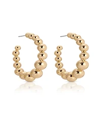 Ettika Bubble Ball Hoops Earrings