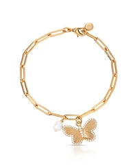 Ettika Butterfly Charm Chain Bracelet Sets