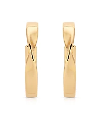 Ettika Heirloom Twist Medium Hoops Earrings