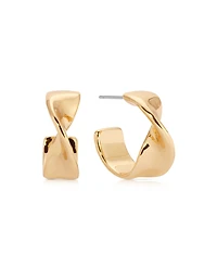 Ettika Heirloom Twist Small Hoops Earrings
