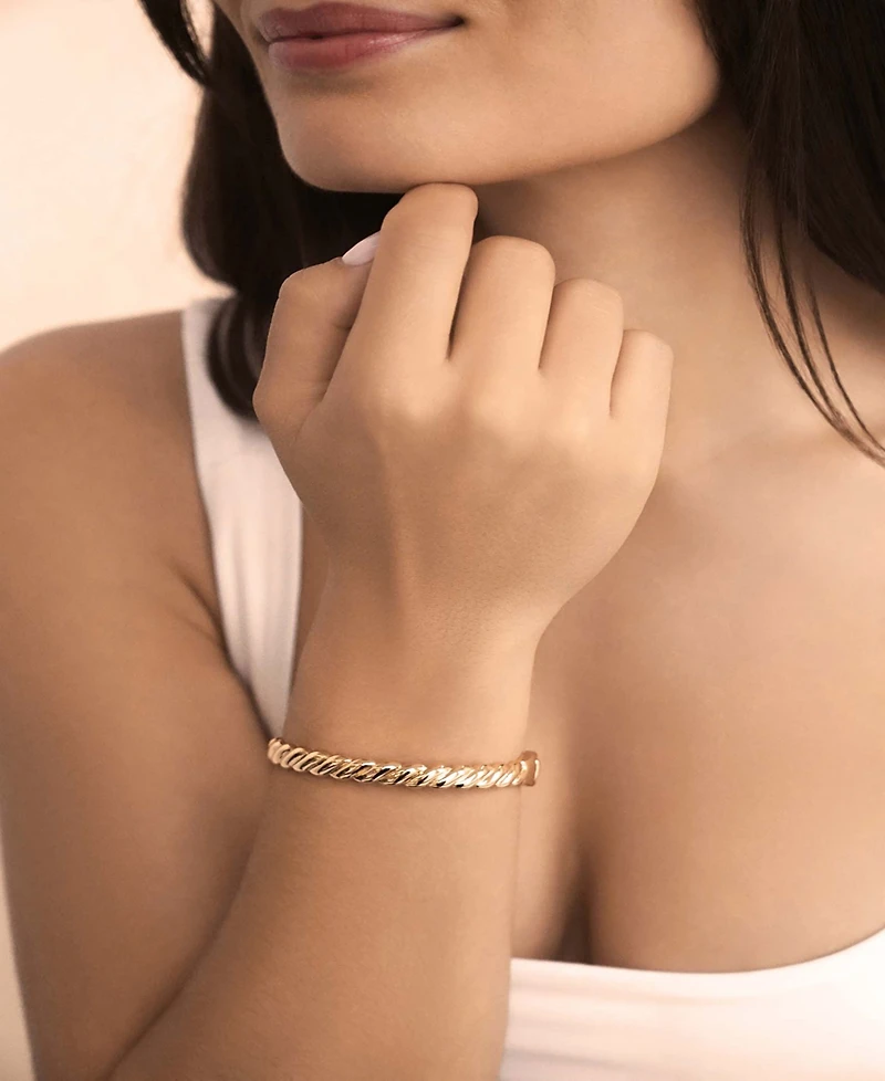 Ettika Twisted Stacking Slim Bangle