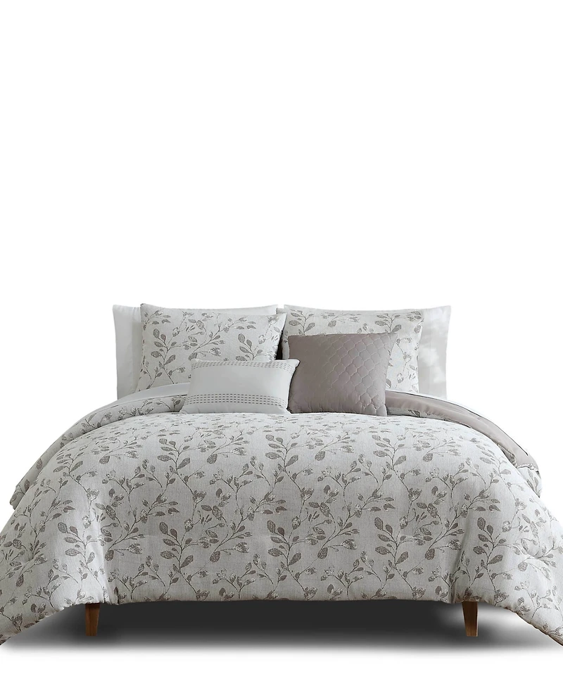 Hallmart Collectibles Lisandra Botanical 9-Pc. Comforter Set, Queen