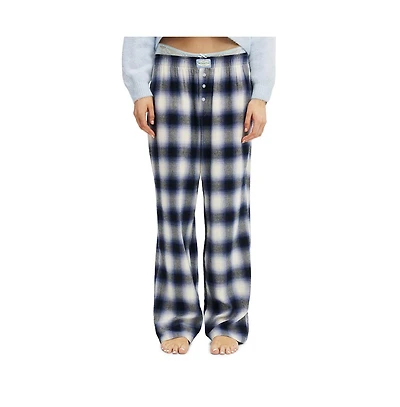 Cotton On Women's Flannel Wide Leg Pant
