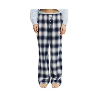 Cotton On Women's Flannel Wide Leg Pant