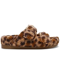 Dv Dolce Vita Women's Aldoni Plush Double-Strap Slide Slippers