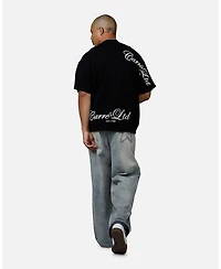 Carre Men's Side Script Oversized T-Shirt