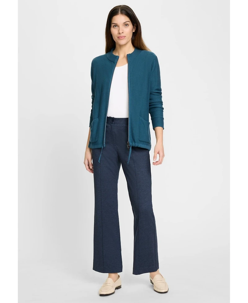 Olsen Women's Zip Front Cardigan