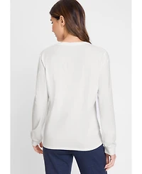 Olsen Women's Solid Tunic T-Shirt