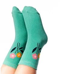 Deux par Girl 3-Pack Knit Socks Pink and Green - Toddler|Child